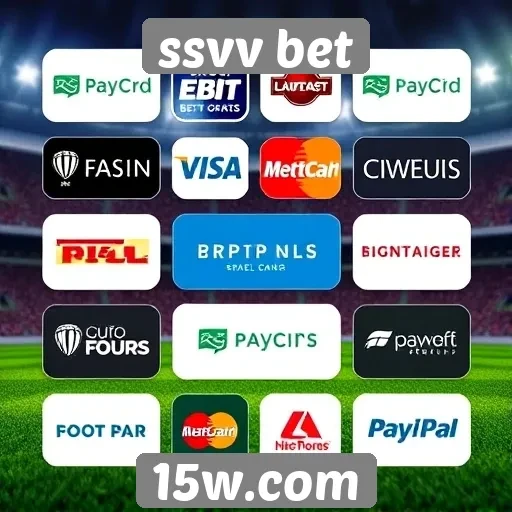 Opções de pagamento disponíveis no ssvv bet